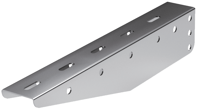 SATI ITALIA SPA - SAT62510103 Base mensola 200 mm spessore 15/10 ZC