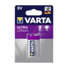 VARTA CONSUMER BATT VAT06122301401 9V (9 VOLT) ULTRA LITHIUM X1
