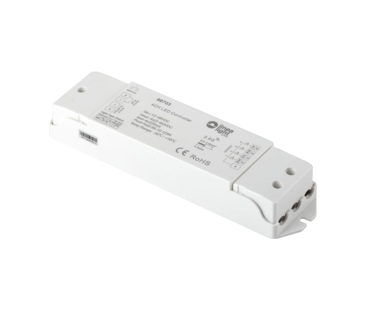 LINEA LIGHT (ILED) ILD99741 CONT.RF/PUSH 350MA DIM/CCT/RGB/RGBW