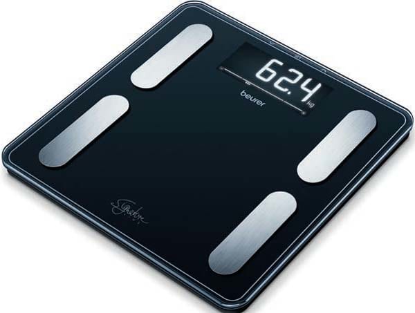 BEURER BUE73574 Fettanalysewaage b.200kg Glas XL-LCD BMI