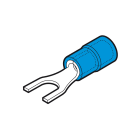 CEMBRE SPA - CEMBF-U5/2 CAPOCORDA BLU A FORCELLA VITE 5MM B=12,0