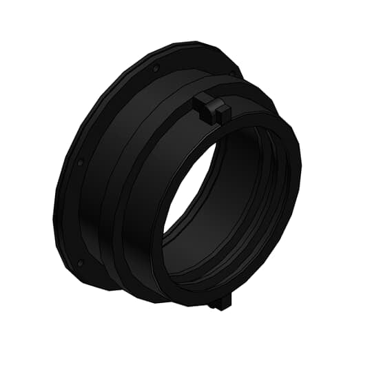 ABB SPA ABBBGG-125 RACC.A FLANGIA DIRITTO DN125 PA6 BK IP65