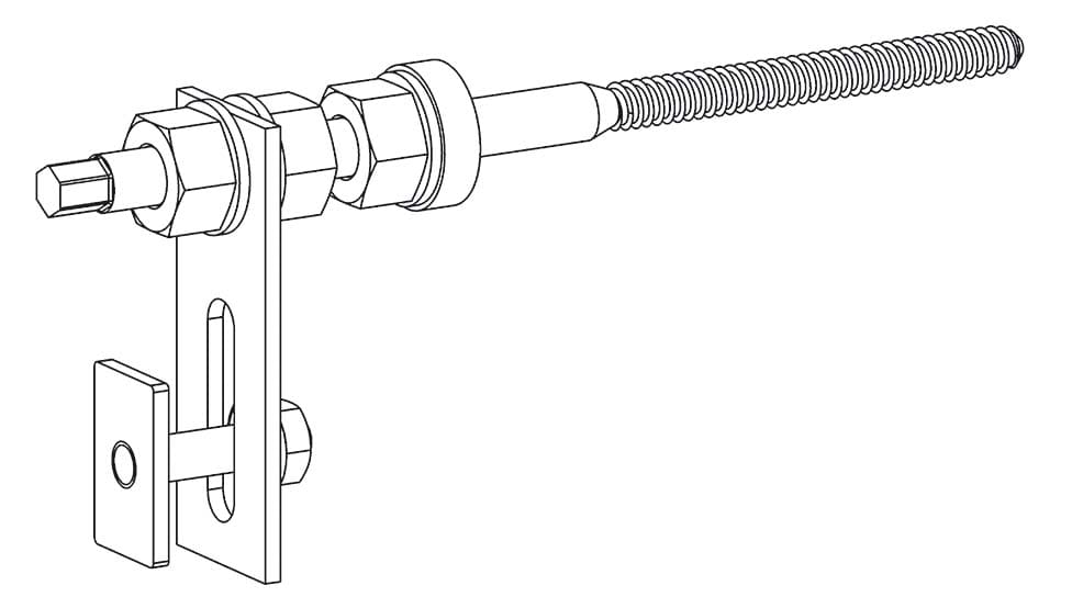 ROTEX RXH164703-RTX FISSAGGIO SUL TETTO PER TETTO DI LAMIERA