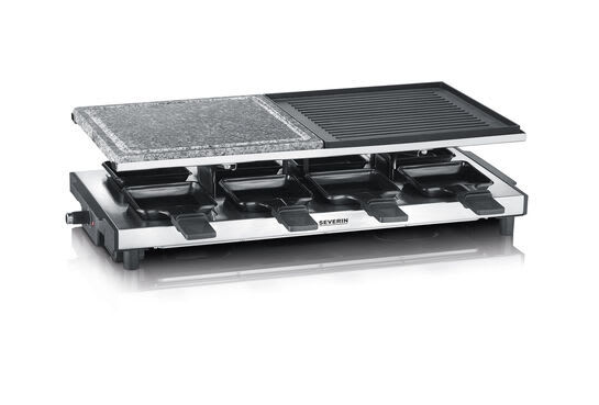 Severin - SEV237300 Raclette 1500W 8PfAnnchen Naturgrillst.