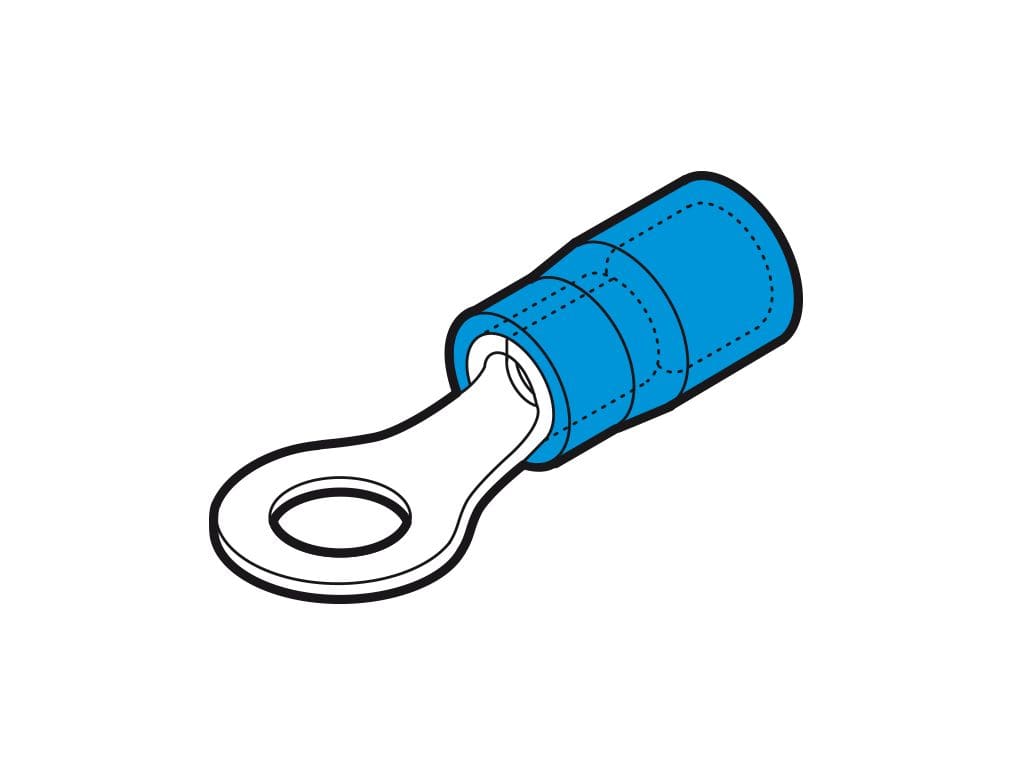 CEMBRE SPA - CEMBP-M7 CAPOCORDA HALOGEN FREE BLU OCCH.VITE 7MM