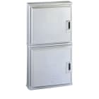 CONCHIGLIA - CON074107780 Serie BV4M - Armadio in vetroresina a 2 vani, con serratura, dim. 714 x 1290 x 271 mm (BxAxP)