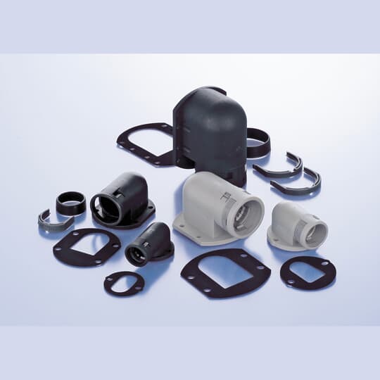 ABB SPA - ABBBVOD-P488GT RACC. A FLANGIA 90G DN48 PG48PA6 BK IP66