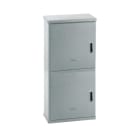 CONCHIGLIA - CON074115544 Serie BVT-BVN - Armadio in vetroresina a 2 vani, con serratura, dim. 546 x 1110 x 424 mm (BxAxP)