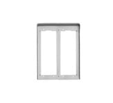 VIMAR SPA VIWC322 CORNICE PER 2 PLACCHE 2M ALLUMINIO
