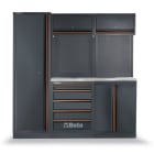 BM SPA - BMM045000021 ARREDI PRO B-2MT PIANO INOX 2MOD+ARMADIO