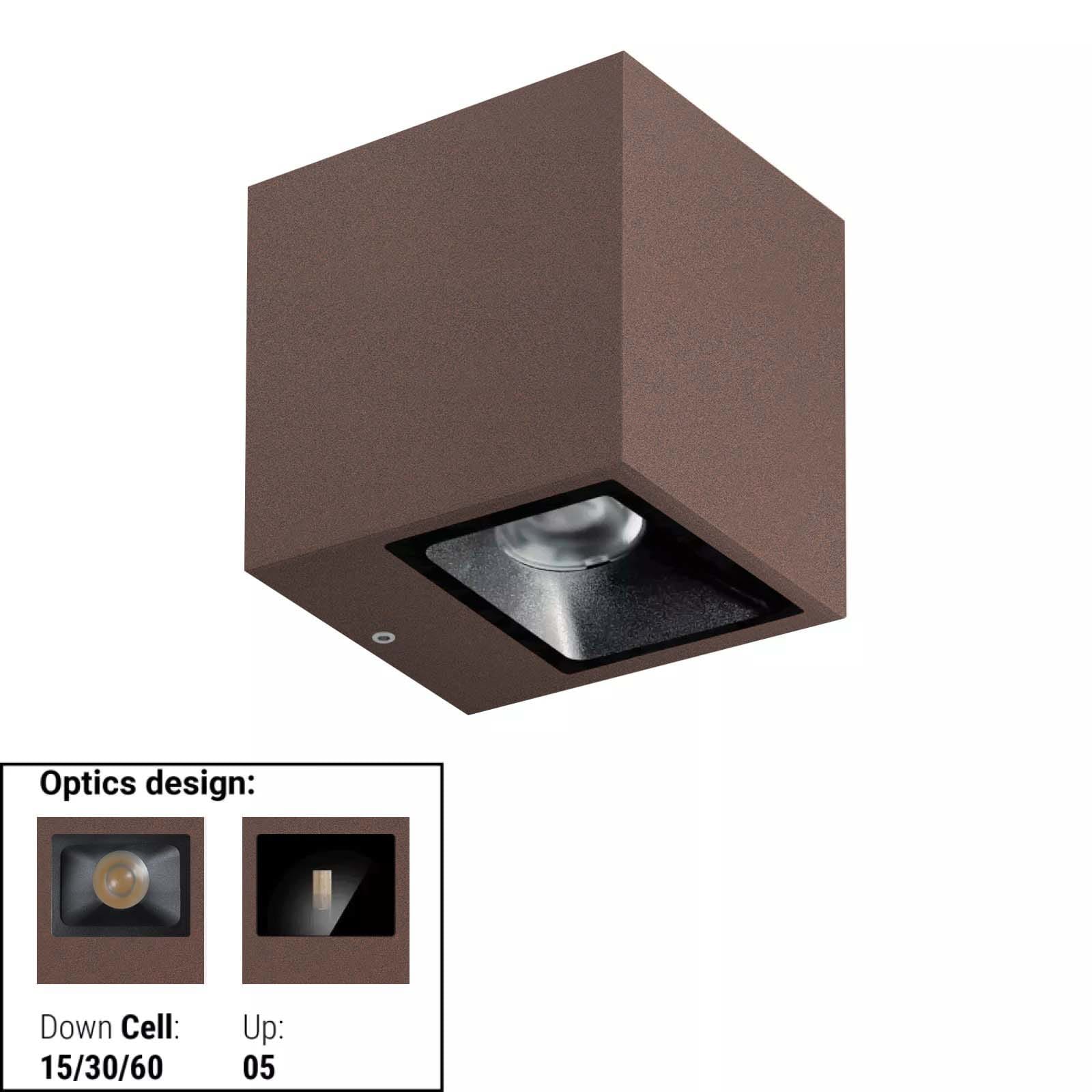 LINEA LIGHT (ILED) ILD76369W60 CUBIT 10 2L BI-EM 15WAC DALI CT