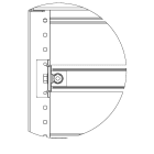 DKC-RAMBLOCK - RMBRZDGR SUPPORTI PER GUIDA DIN REGOLABILE (2PZ)