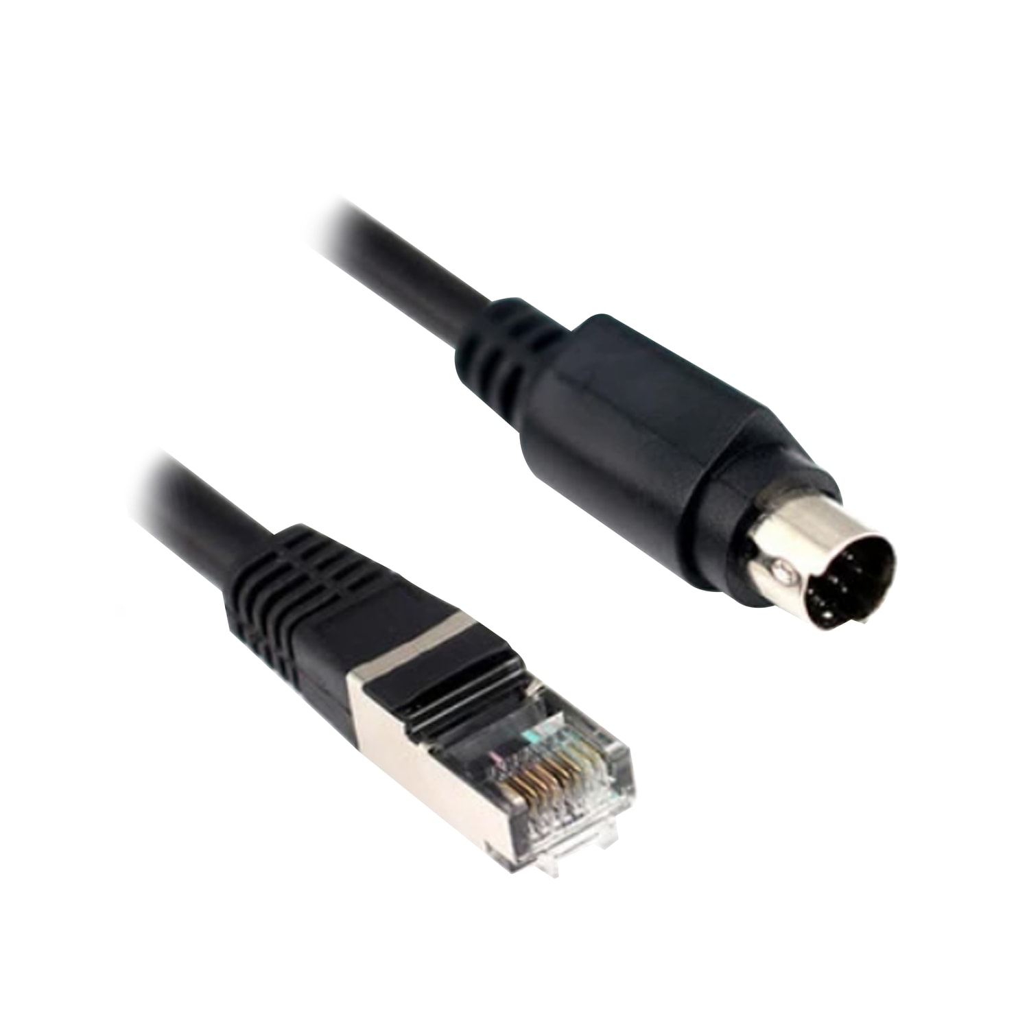 SCHNEIDER ELECTRIC - SNRXBTZ9782 Collegamento seriale Uni-Telway/Modbus - L = 10 m - 1 femmina mini DIN + 1 RJ45