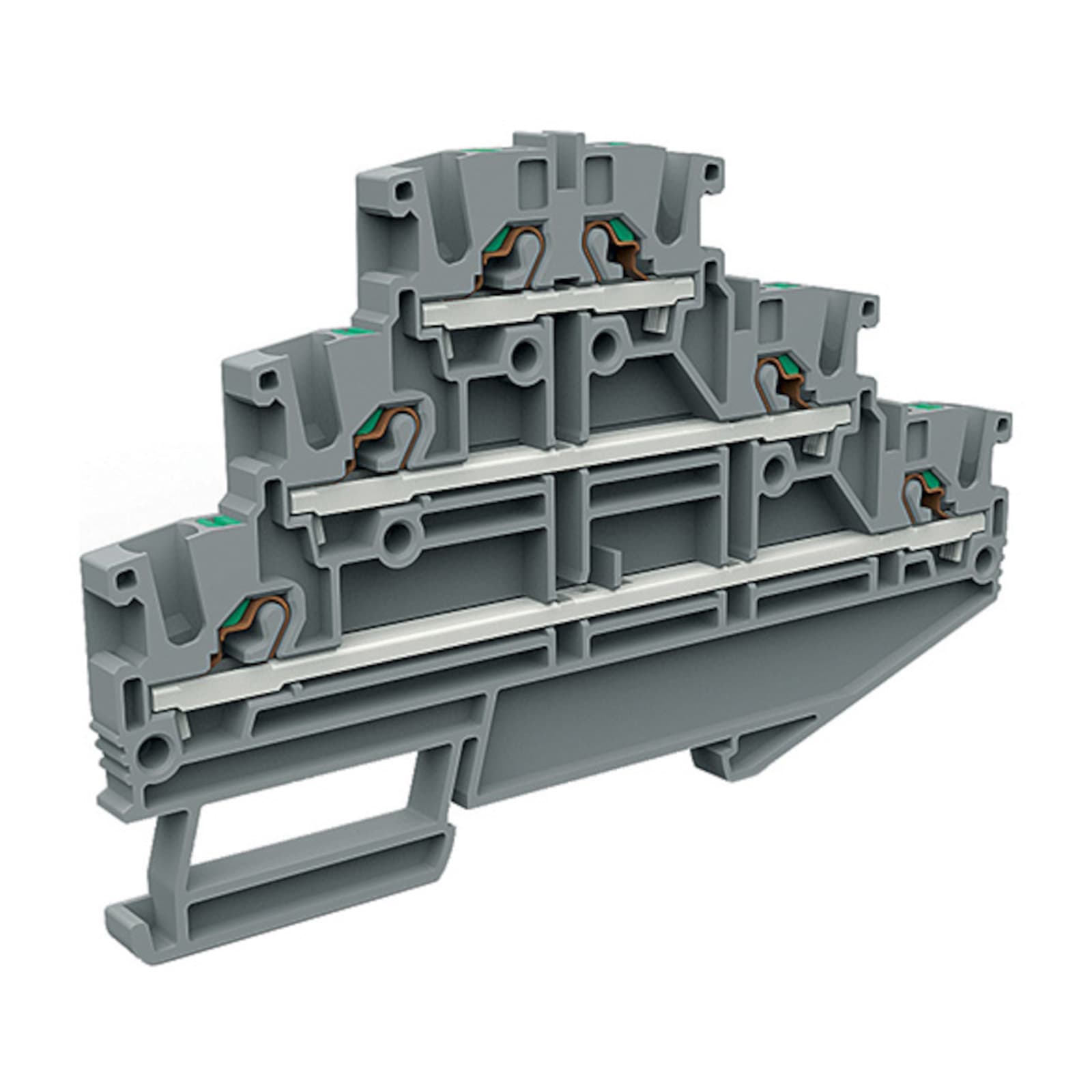 CABUR SRL - CBREFT200GR EFT.2/GR MORSETTO PASSANTE 3 PIANI