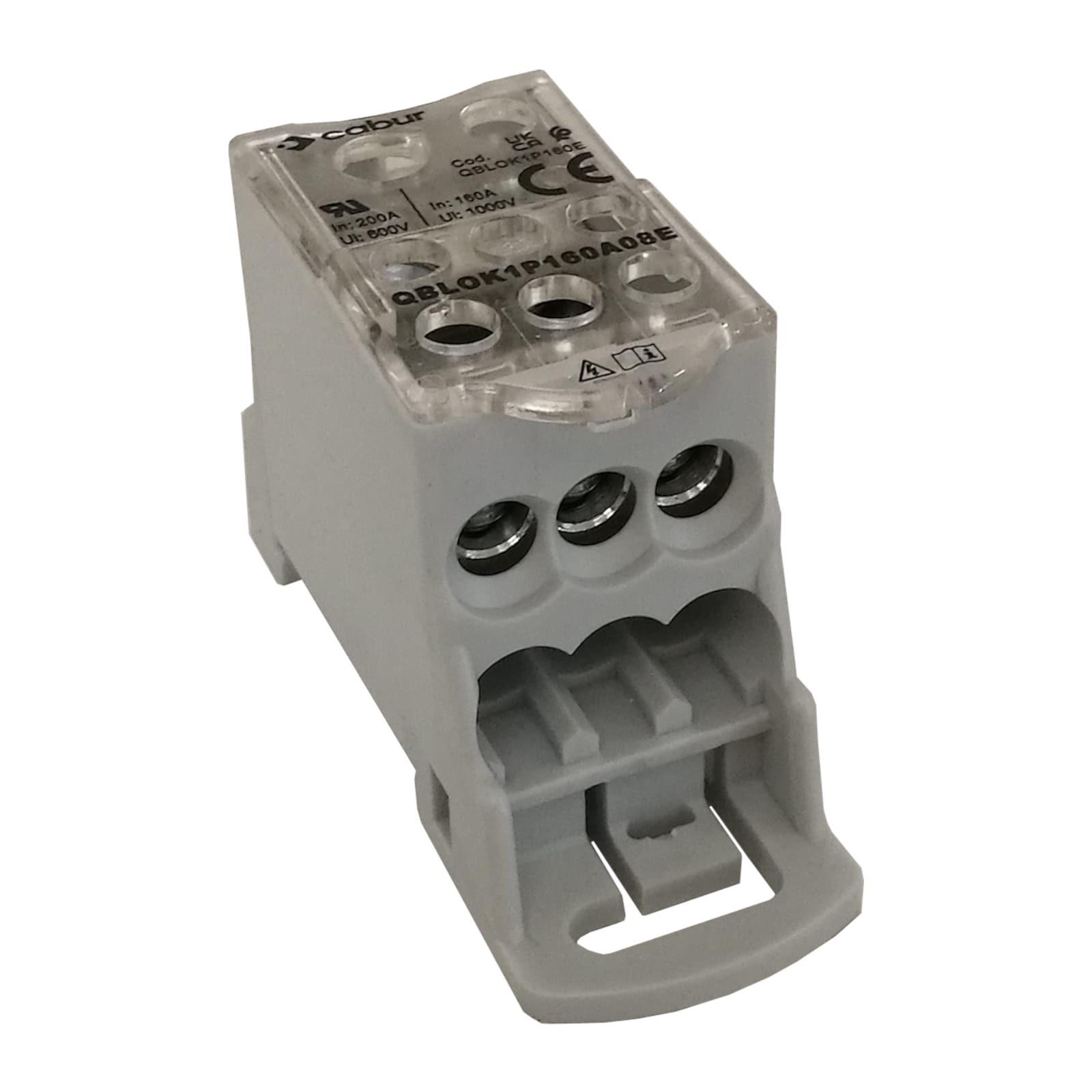CABUR SRL CBRQBLOK1P160E QBLOK1P160A08E MORSETTIERA 160A 8 FORI