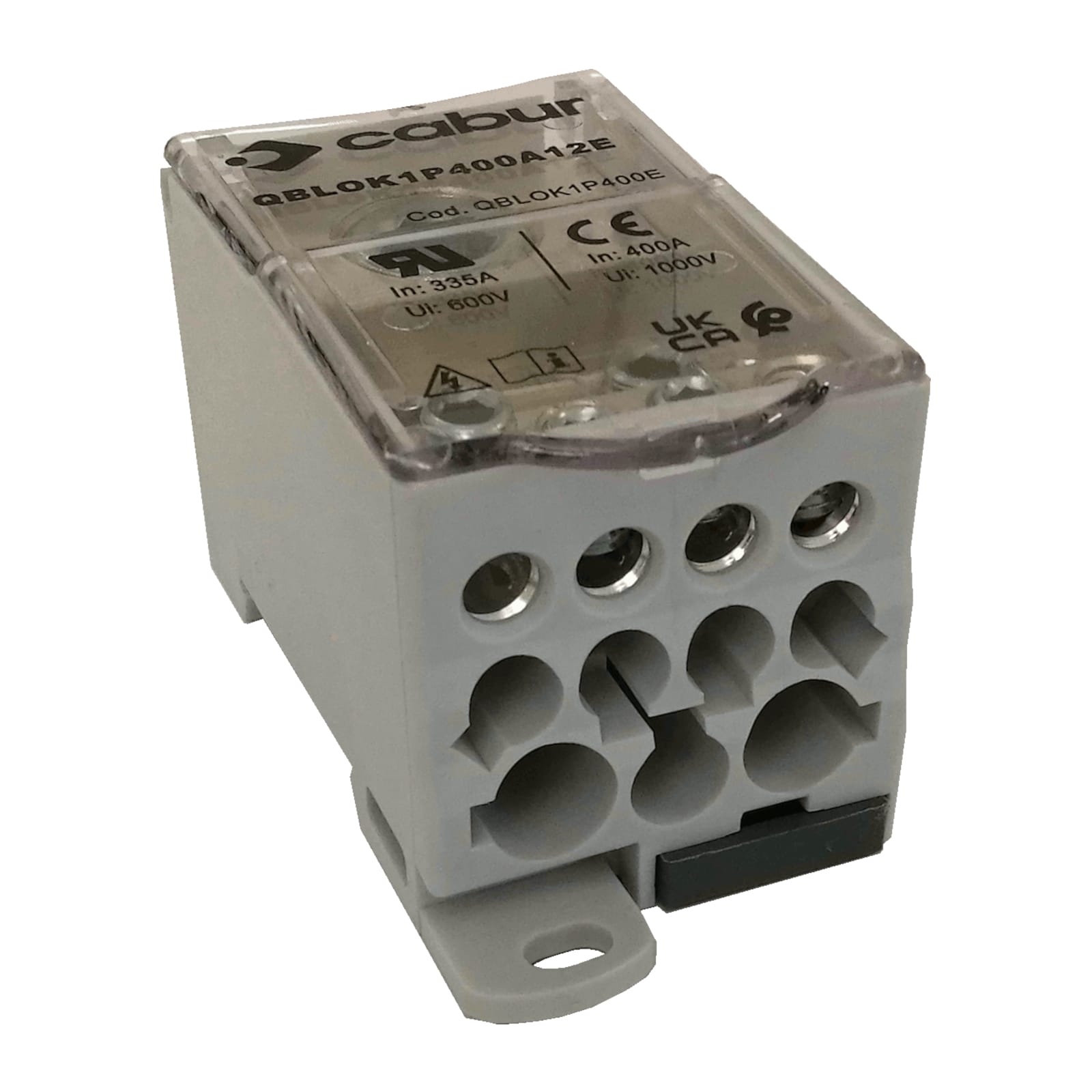 CABUR SRL CBRQBLOK1P250E QBLOK1P250A12E MORSETTIERA 250A 12 FORI