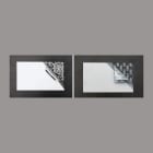 CABUR SRL - CBRSAT60100AM TARGA CHECKED METAL 100X60MM