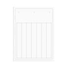 CABUR SRL - CBRTAM3515AW TARGHETTA ADES. PVC FLAT BIANCA 15X35 MM