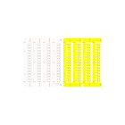 CABUR SRL - CBRTMC101632YS TES.MARCAFILO L=10MM D1,6-3,2 GIALLO