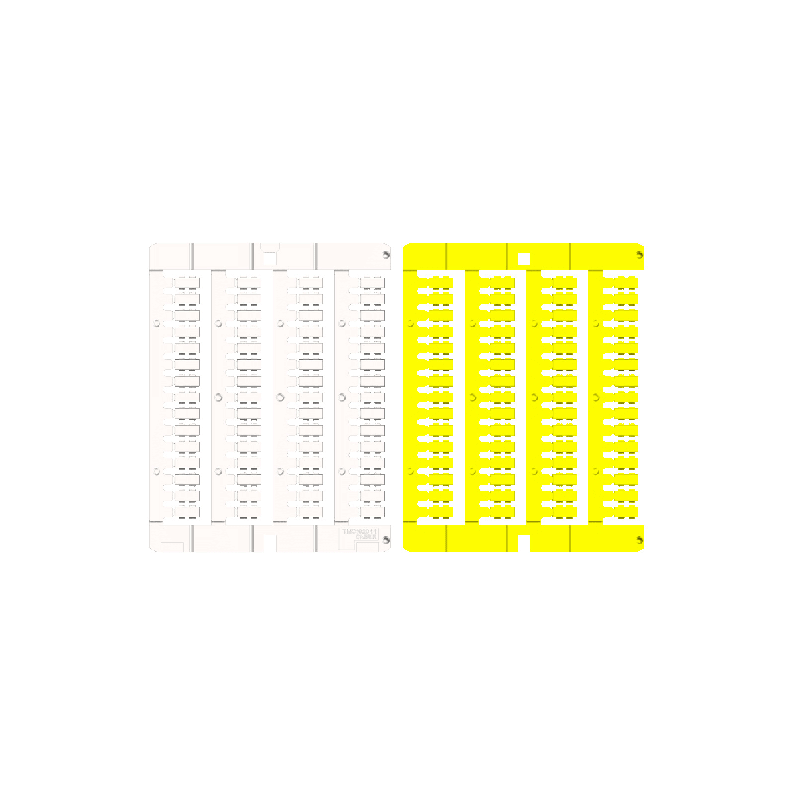 CABUR SRL CBRTMC102044YS TES.MARCAFILO L=10MM D1,6-3,2 GIALLO