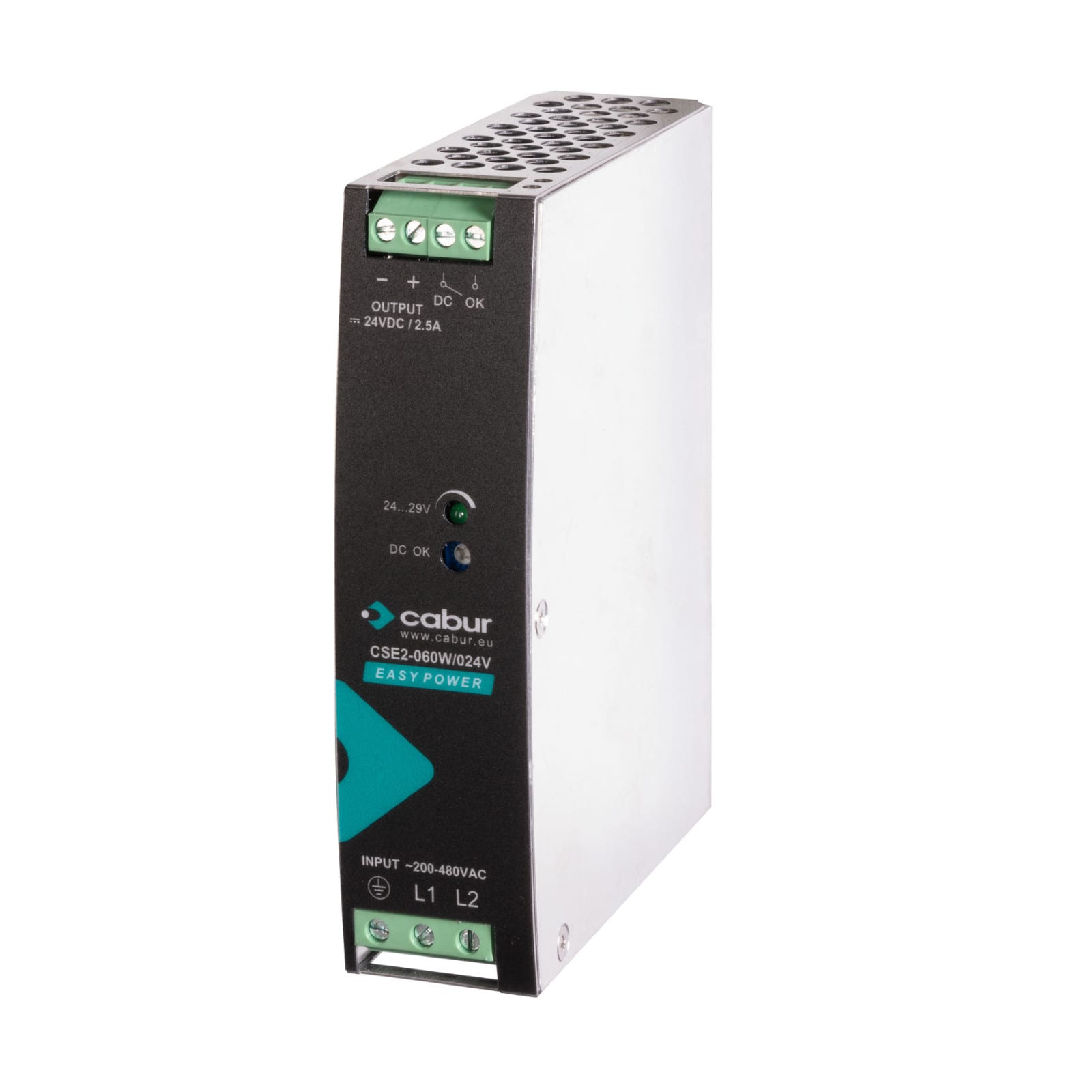 CABUR SRL CBRXCSE2060W024VAA CSE2-060W/024V/AA ALIMENT 1-2-F 24V 2.5A