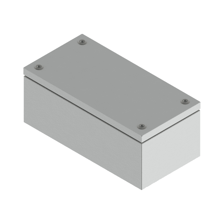 DKC-RAMBLOCK - RMBR5CDE43120C Cassa di derivazione CDE con coperchio incernierato, dimensioni 400 x 300 x 120 mm (AxLxP)