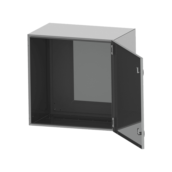 DKC-RAMBLOCK - RMBR5CEMC0669 Cassa serie CE EMC con pannello di cablaggio, dimensioni 600 x 600 x 250 mm (AxLxP)