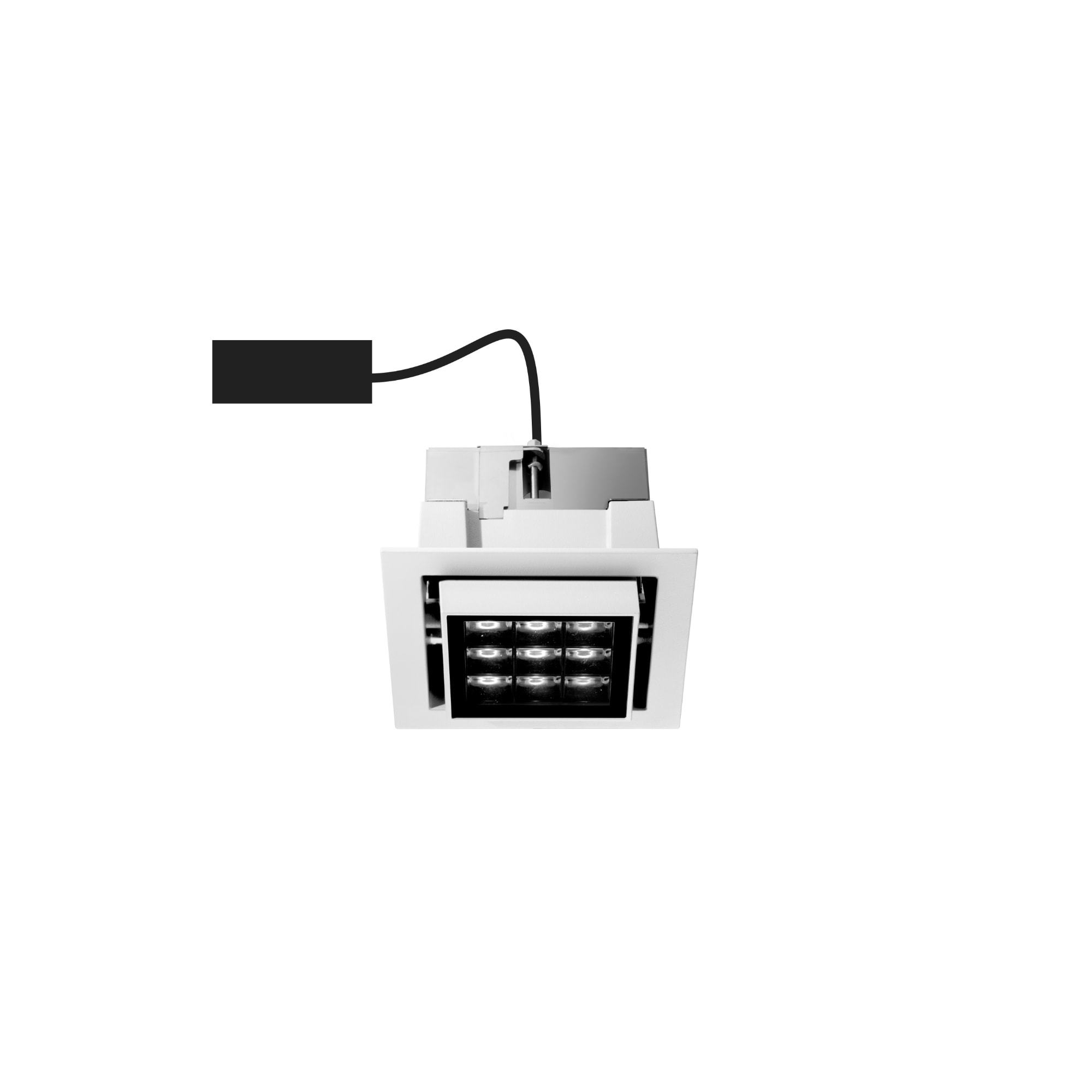 SIMES SPA - SMVS.7421W.01 CATCH QUA 9 BAS+LED 9W FF D2/P BIA