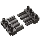 OMEGA FUSIBILI SPA - OMFAC166GST/4BK SPINA AC166G 4 POLI NERA