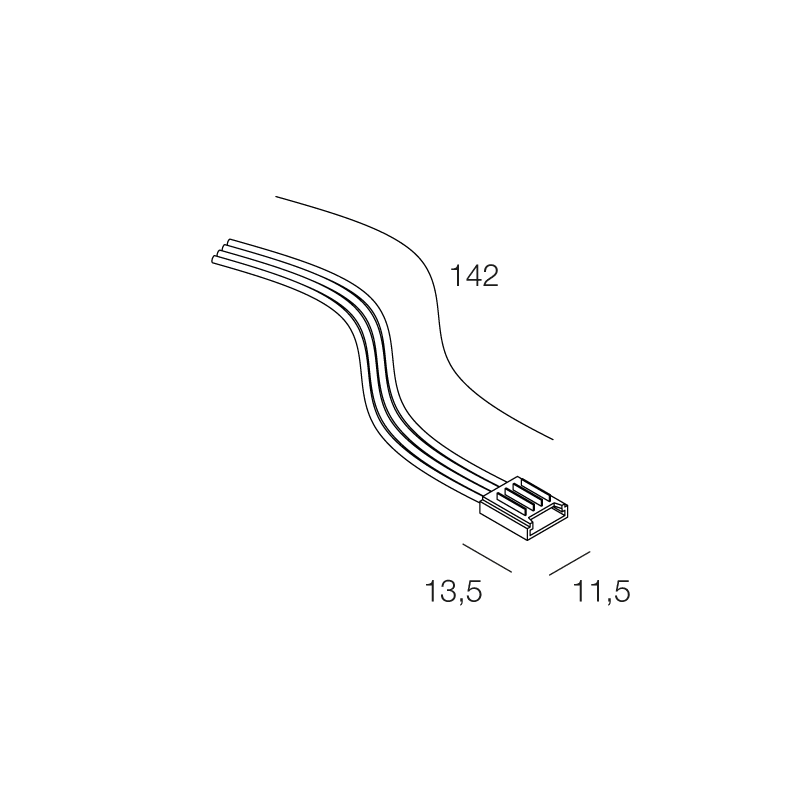 NOVALUX SPA - NOX100975.99 STRIP LED: 1 CONNET. +CAVO RGB 10PZ