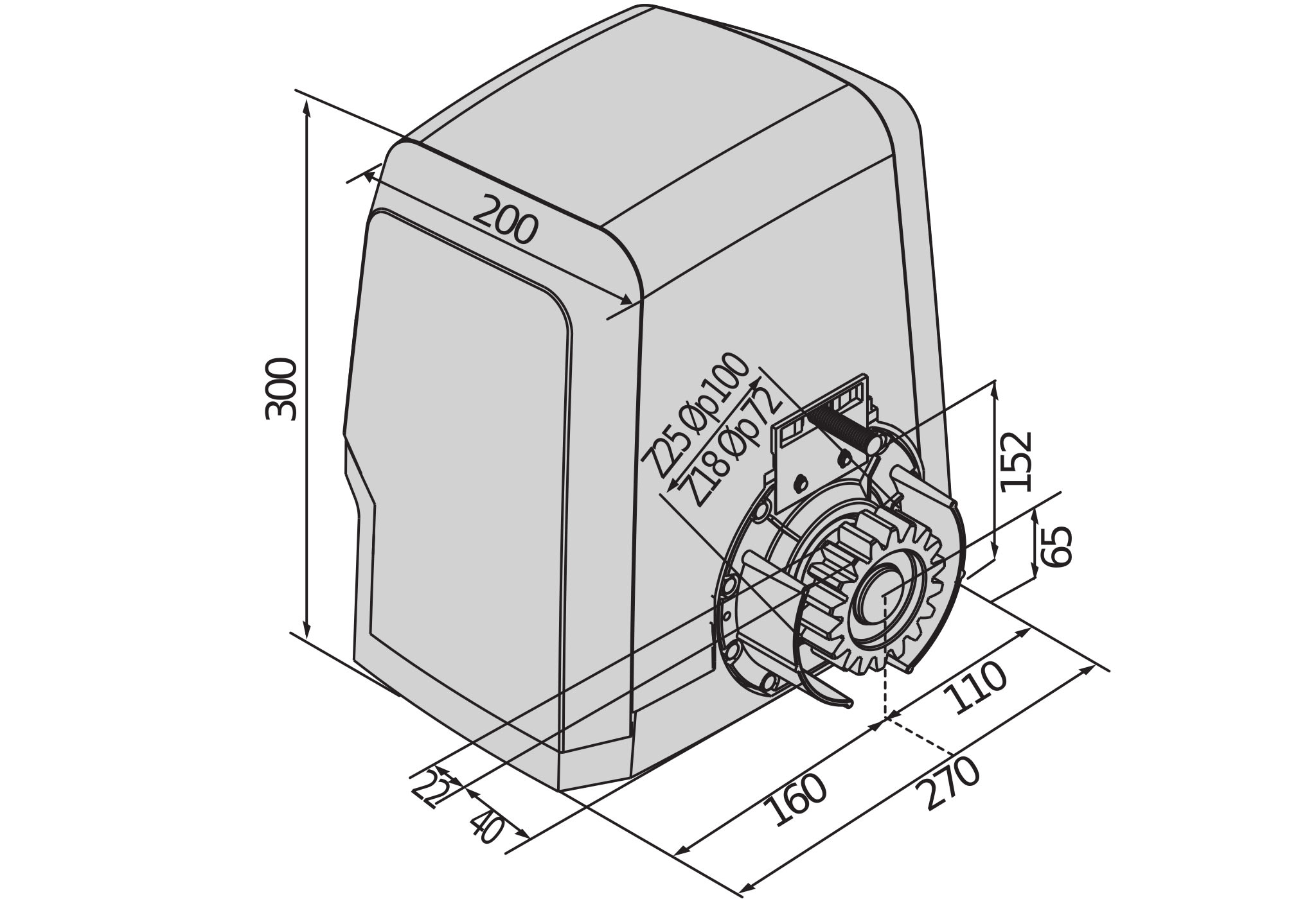 BFT - BFT2613180 ARES VELOCE SMART BT A1000