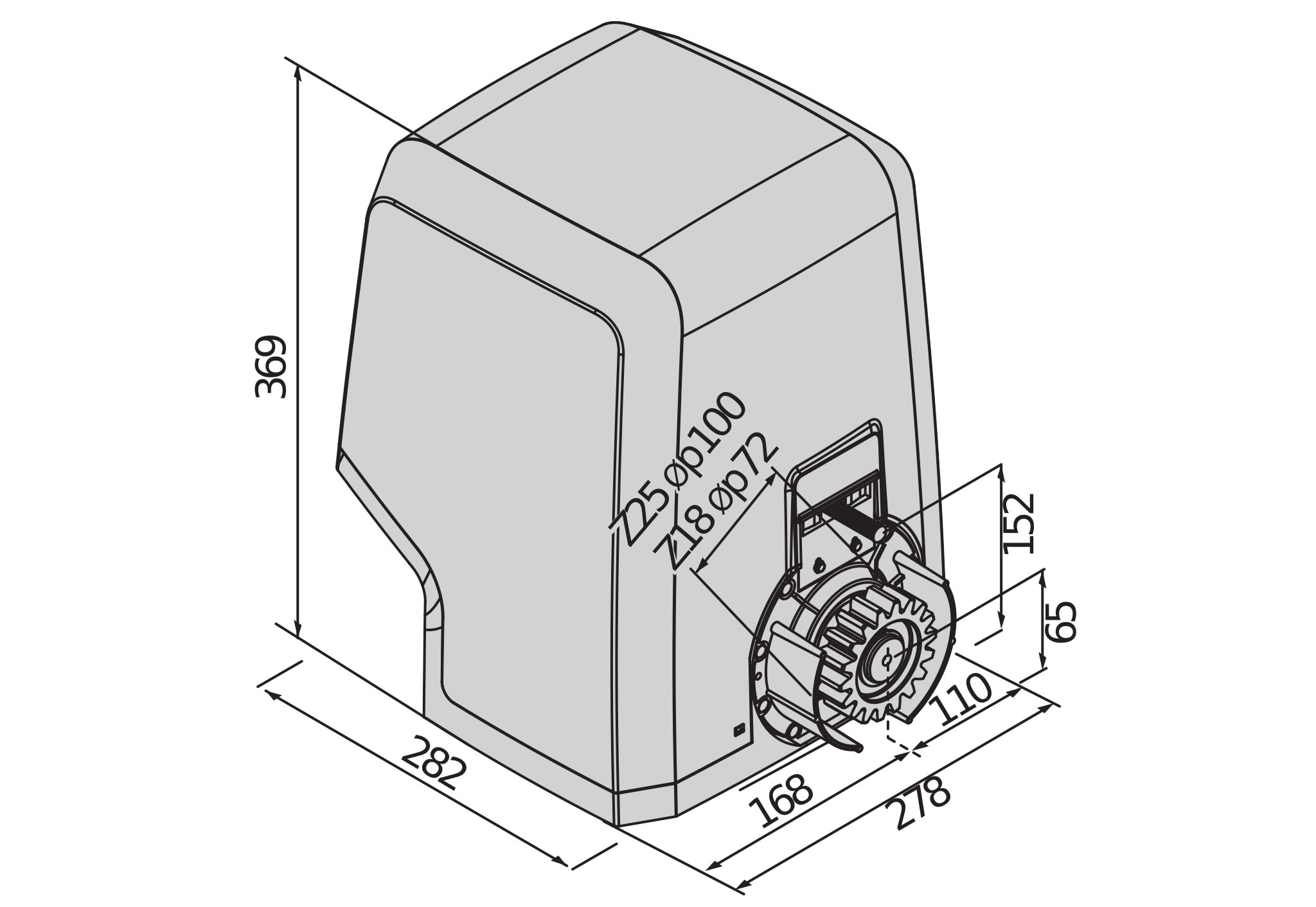 BFT - BFT2601413 ICARO VELOCE SMART AC A 1000 230V 50/60H