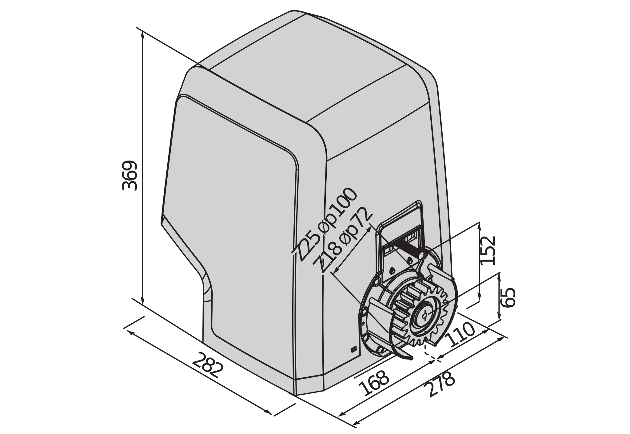 BFT BFT2601413 ICARO VELOCE SMART AC A 1000 230V 50/60H