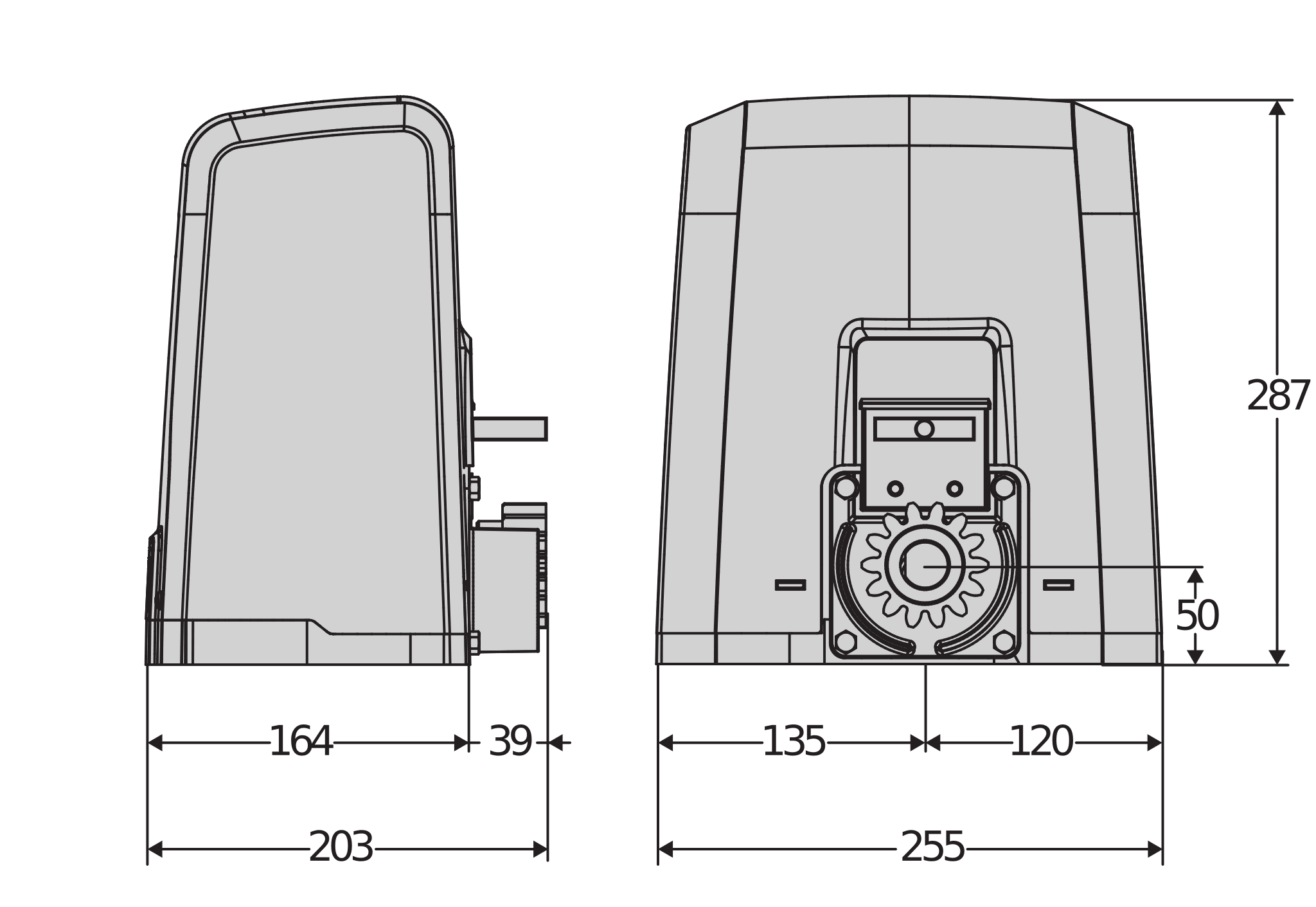 BFT - BFT2611608 DEIMOS AC A800 SQ