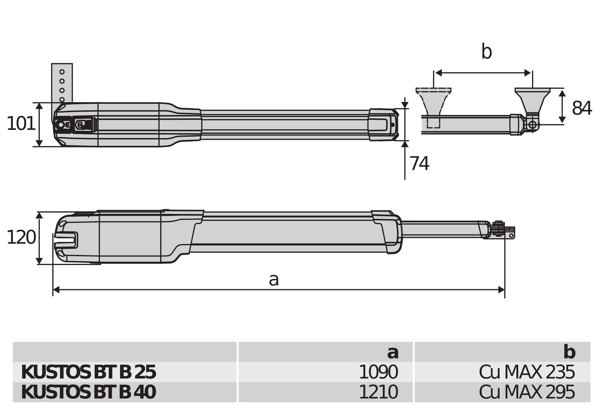 BFT - BFT2614870 KUSTOS BT KIT B25