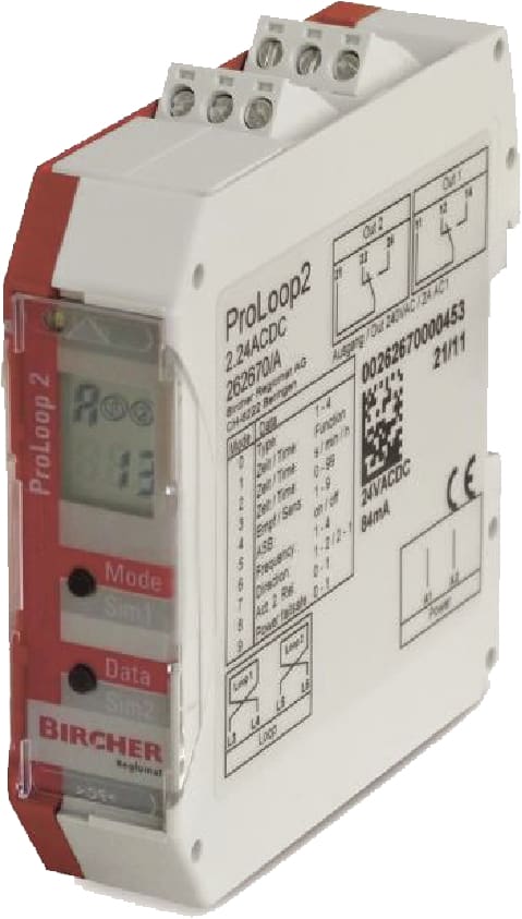 BFT BFT2605171 DETECTOR PRO BICANALE 230V BARRA DIN