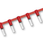 CEMBRE SPA - CEMCRP-PP14 CAPOCORDA CONCATENATO A PUNTALE PIATTO, PREISOLATO IN POLICARBONATO, ROSSO, PER CONDUTTORI IN RAME, HALOGEN FREE, P=14,8x3,0mm SEZIONE 0,25-1,5 mmq