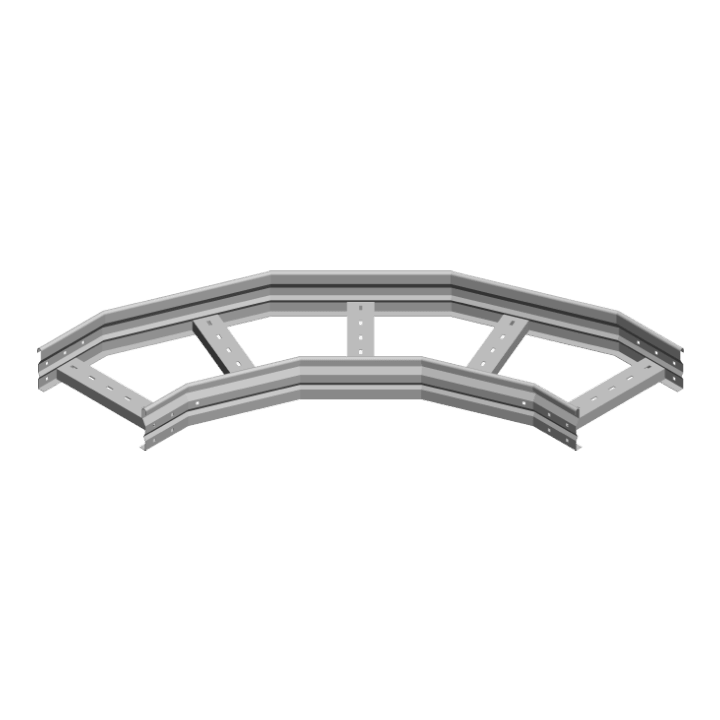 DKC-COMBITECH - SCZWB5846IX4 W5 Curva piana 90° 500x100 R6 sp 1.2 IX4