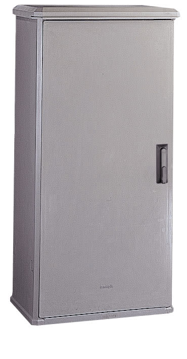 CONCHIGLIA - CON073301012 Serie CVHP - Armadio in vetroresina a 1 vano, con serratura, dimensioni 720x1394x450 mm (BxAxP)