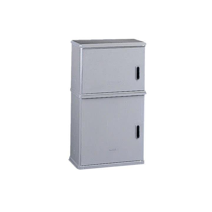 CONCHIGLIA - CON073510091 Serie CVT-CVN - Armadio in vetroresina a 2 vani, dimensioni 546 x 939 x 424 mm (BxAxP)