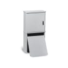 CONCHIGLIA - CON073501975 Serie CVT-CVN - Armadio in vetroresina a 1 vano + zoccolo, s/serratura, dim. 546x570x308 mm (BxAxP)