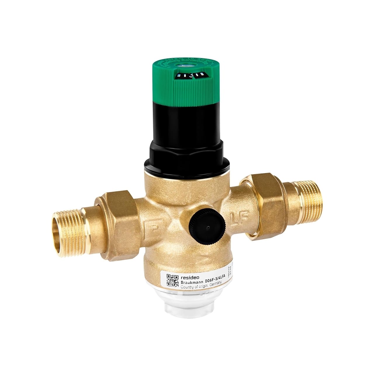 PITTWAY SARL (EX RES - RESD06F-1AM RIDUTT.PRESS. OTTONE 1 CON MANOMETRO TM