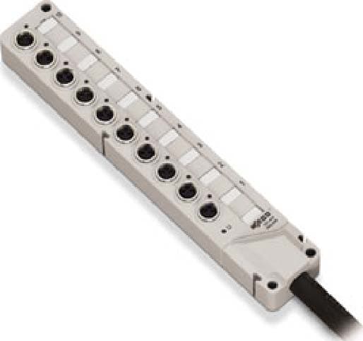 WAGO ITALIA SRL WAG757-483/000-005 M8 S/A-BOX 8PORT 3 POLI