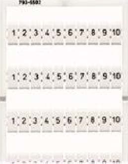 WAGO ITALIA SRL - WAG793-4502 SCHEDA DI MARCATURA WMB COME SCHEDA, BIA