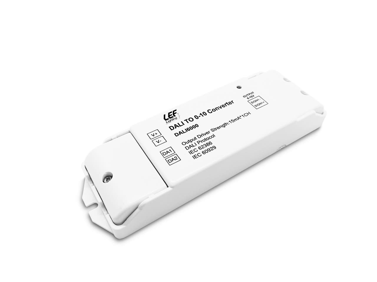 LEF LIGHTING SRL - LEFDALI6000 CONVERTITORE SEGNALE DA DALI A 0-10VDC