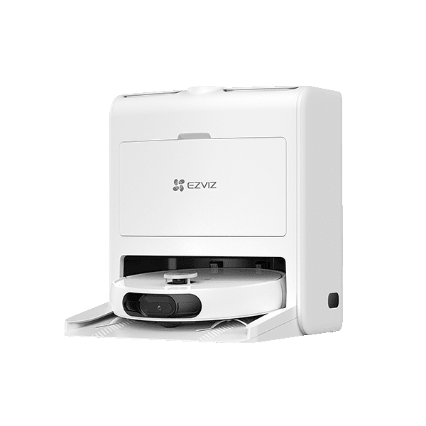 HIKVISION ITALY SRL - EZV314100012 Robot aspirapolvere lavapavimenti con Intelligenza Artificiale e telecamera