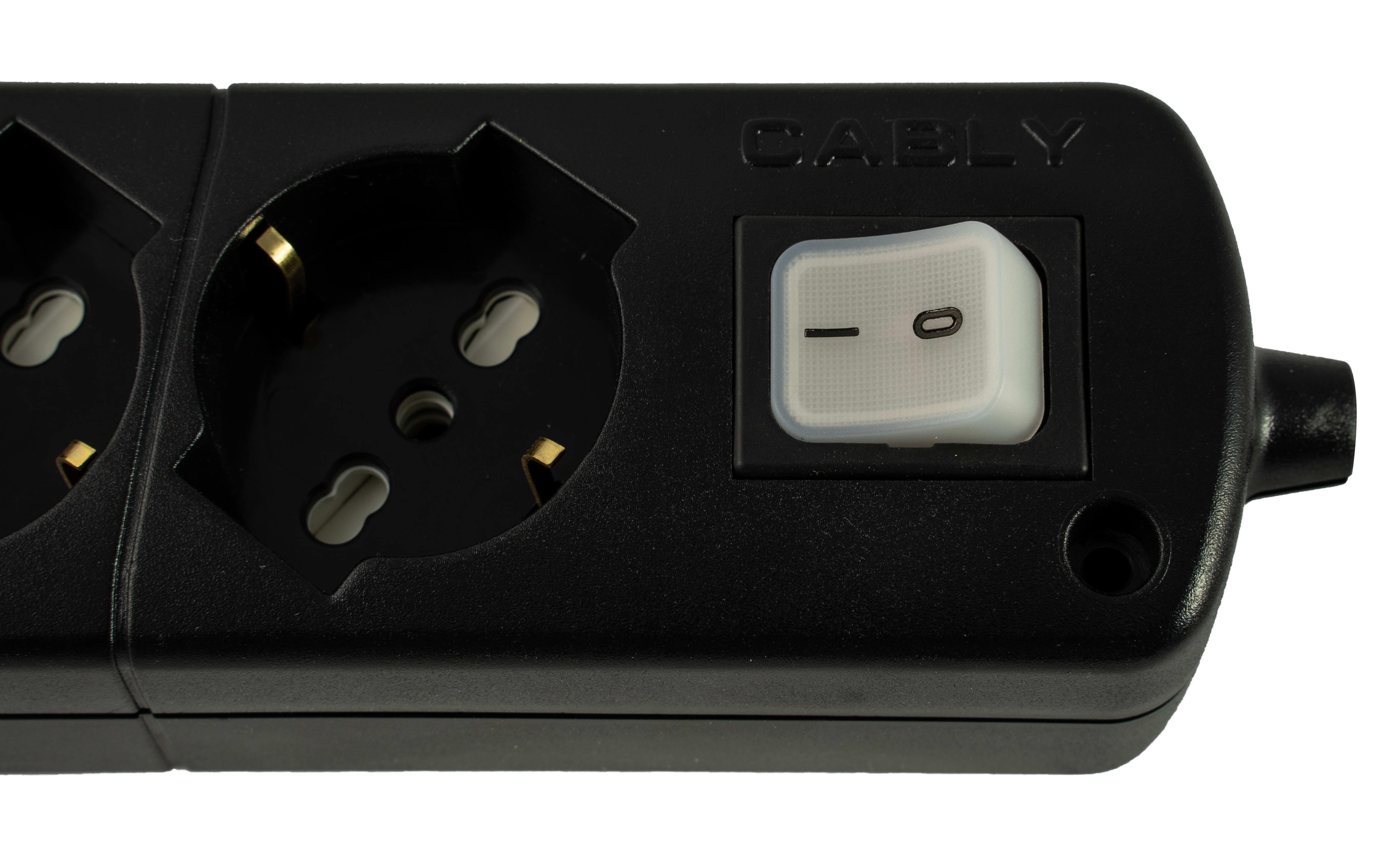 LE PROLUNGHE SAS PRG293/N CABLY U.3U C/INT 3G1.50 SP16A MT.1.50 NE