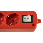 LE PROLUNGHE SAS PRG375 CABLY U.5U 10/16A+SCH 3G1.5 MT.1.5 ROSSO
