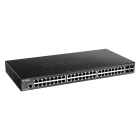 D-LINK MEDITERRANEO - DLKDGS-1250-52X SMART SWITCH 48 X 1GB, 4 X SFP+, RACK PO