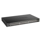 D-LINK MEDITERRANEO - DLKDGS-1250-52XMP SMART SWITCH 48X1GB, POE 370W 4XSFP+, RA